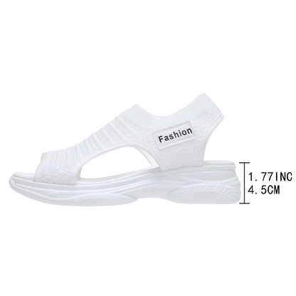 Women's Casual Knit Platform Sandals