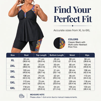 ⏳Time-Limited Special⏰Women's Flowy Tankini Top and Shorts Swimsuit – Comfortable Coverage & Beach-Ready Style ☀️