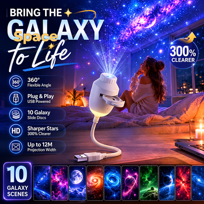 USB Star Projector Night Light