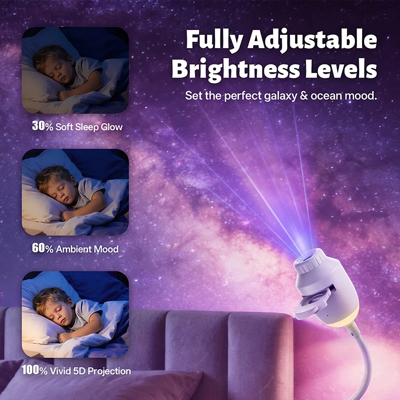 USB Star Projector Night Light