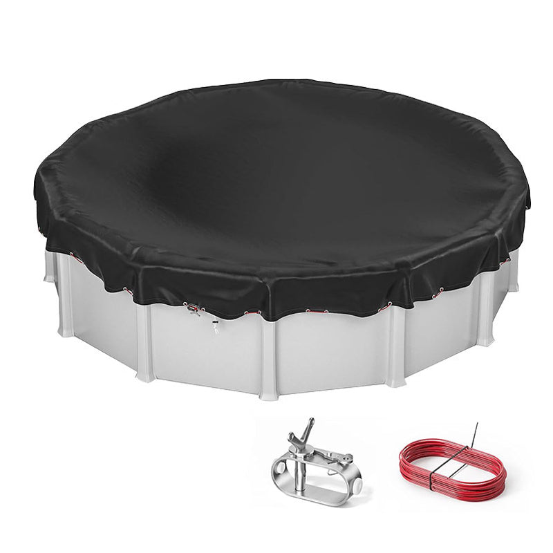 🔥Hot Sale 50% OFF🔥 210D Oxford Pool Cover – Waterproof, UV-Resistant, Windproof, 18FT Round 🏊