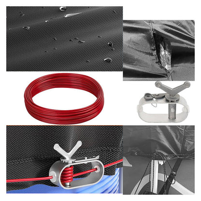 🔥Hot Sale 50% OFF🔥 210D Oxford Pool Cover – Waterproof, UV-Resistant, Windproof, 18FT Round 🏊