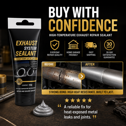 🎉✨Buy 3 Get 1 Free Limited Offer！🛠All-purpose repair！High Temperature Exhaust Repair Sealant