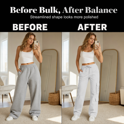 Women's Casual Multi-Pocket Elastic Waistband Cargo Pants
