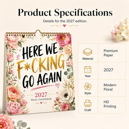 🔥2027 Funny Wall Calendar Stylish Decor Calendar For Ladies & Girls