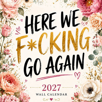 🔥2027 Funny Wall Calendar Stylish Decor Calendar For Ladies & Girls