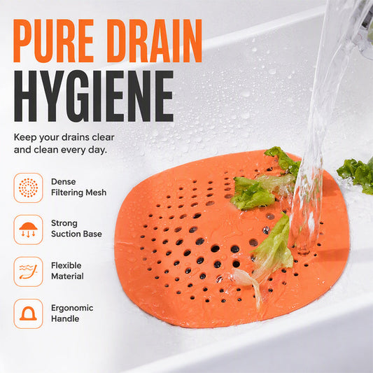 Clog-Blocking Drain Cover