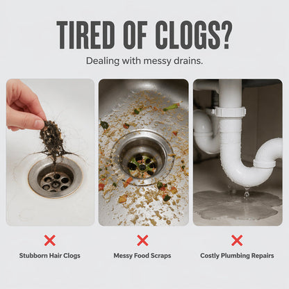 Clog-Blocking Drain Cover