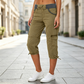 🛠️🌬️Women's High-Waist Cargo Capri Pants