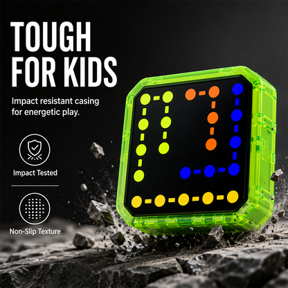 📱Stay away from electronic products💢Kids Interactive LED Logic Puzzle Game