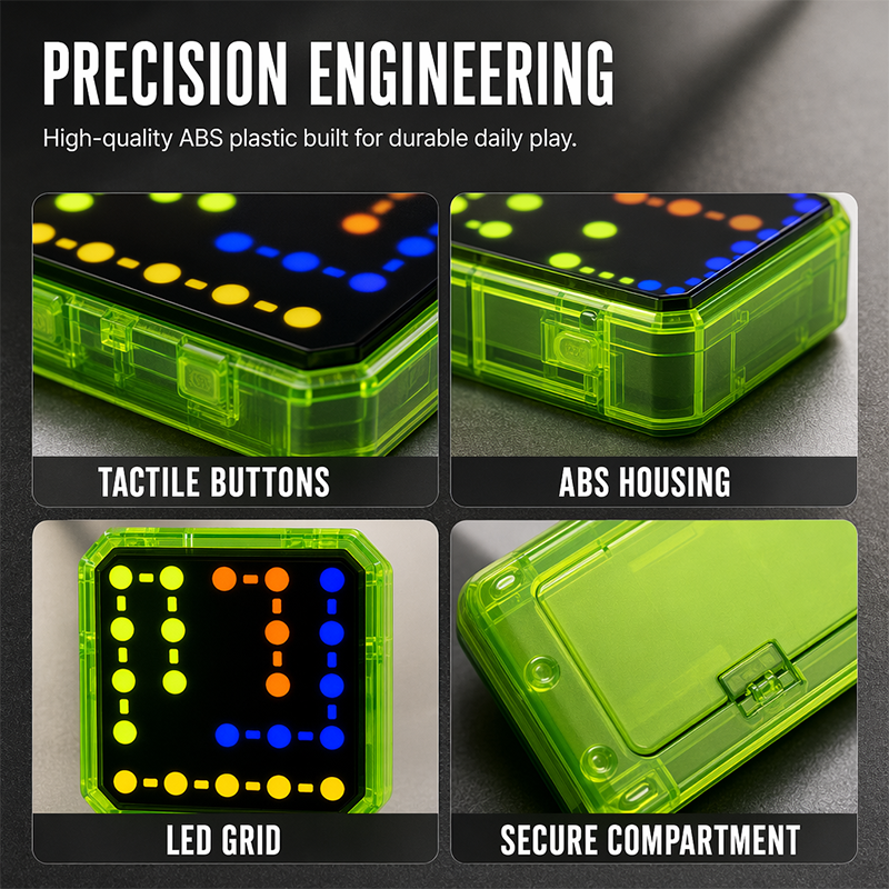 📱Stay away from electronic products💢Kids Interactive LED Logic Puzzle Game