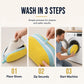 🧺 LIMITED-TIME 50% OFF! Premium Shoe Laundry Wash Bag, Shock-Absorbing Mesh Shoe Washing Protector Bag with Zipper