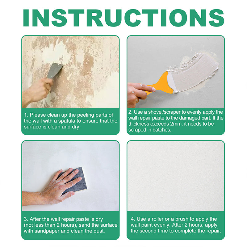 Wall Crack Repair Paste – Waterproof & Paintable Formula