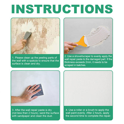 Wall Crack Repair Paste – Waterproof & Paintable Formula