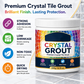 ✨Waterproof Crystal Tile Grout 💪High Strength Anti-Mold Tile Gap Sealer For Bathroom Floor