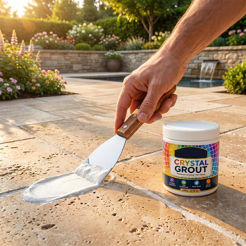 ✨Waterproof Crystal Tile Grout 💪High Strength Anti-Mold Tile Gap Sealer For Bathroom Floor