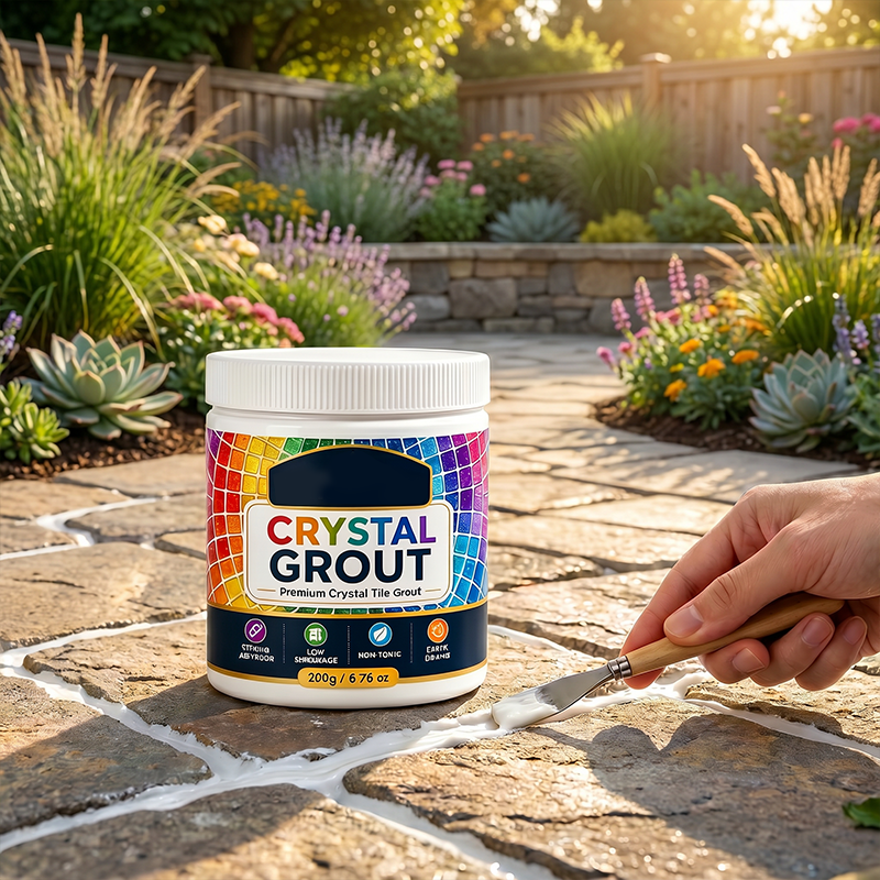 ✨Waterproof Crystal Tile Grout 💪High Strength Anti-Mold Tile Gap Sealer For Bathroom Floor
