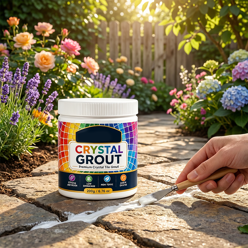 ✨Waterproof Crystal Tile Grout 💪High Strength Anti-Mold Tile Gap Sealer For Bathroom Floor
