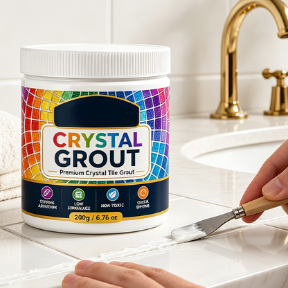 ✨Waterproof Crystal Tile Grout 💪High Strength Anti-Mold Tile Gap Sealer For Bathroom Floor
