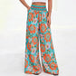 Trending Now⭐👖🌸 Floral Print High-Waist Wide-Leg Pants – Flowing Silhouette for Effortless Boho Style