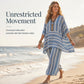 🌸Women's Loose V-Neck Striped 2-Piece Casual Set – Relaxed Oversized Fit & Effortless Style 🌿