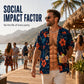 🤣🌴 The Shirt That Gets Everyone Laughing! Men's 3D Muscle Print Hawaiian Shirt | Fun Summer Party Outfit