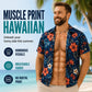 🤣🌴 The Shirt That Gets Everyone Laughing! Men's 3D Muscle Print Hawaiian Shirt | Fun Summer Party Outfit