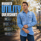 Men's Casual Long Sleeve Denim Shirt 