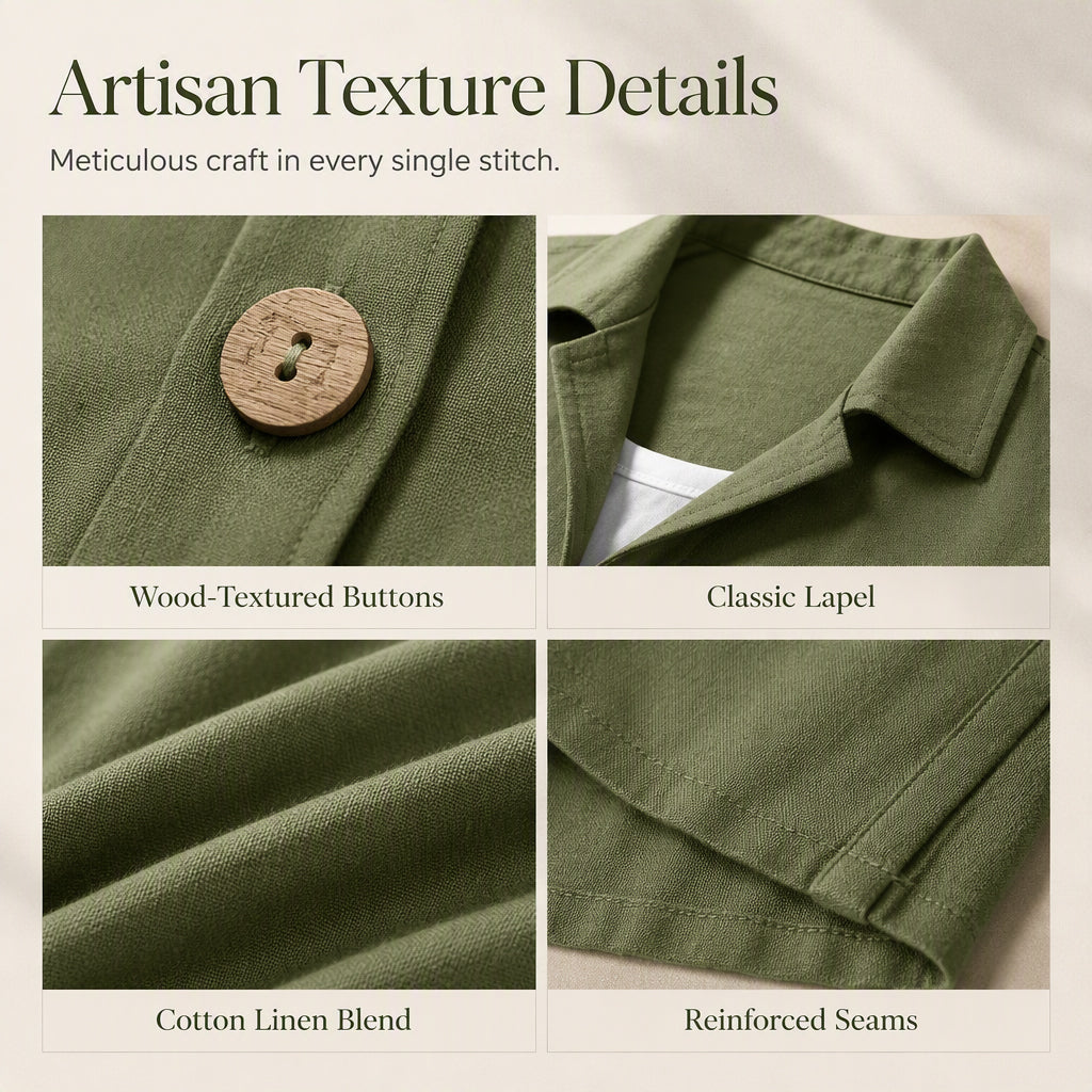 ⭐Trending Now⭐ Retro Cotton Linen Oversized Shirt – Natural Breathable Fabric & Timeless Style for Every Body