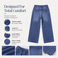 🌸Hot Sale 50% OFF💖Women's Casual Straight-Leg Cropped Jeans