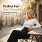 Women's High-Waist Wide-Leg Trousers
