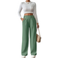 Women's High-Waist Wide-Leg Trousers