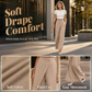 🌸Hot Sale 50% OFF💖Women's High Waisted Asymmetric Wrap Suit Pants