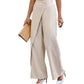 🌸Hot Sale 50% OFF💖Women's High Waisted Asymmetric Wrap Suit Pants