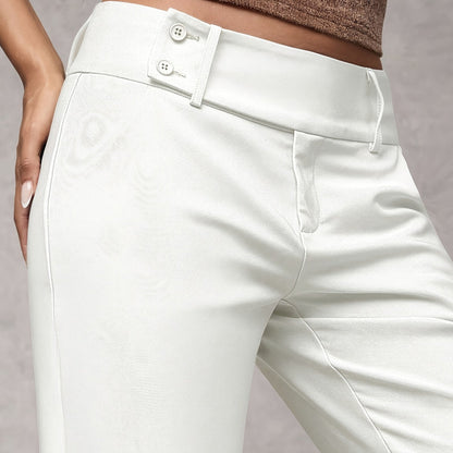 Women's Elegant Flared Suit Pants