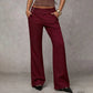 Women's Elegant Flared Suit Pants