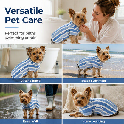 Super Absorbent Dog Bathrobe