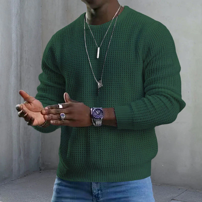 ✨The 2026 collection with 50% off 🎁JMIERR Men’s crew-neck jumpers – soft, relaxed jumpers, classic long-sleeved jumpers with ribbed hems