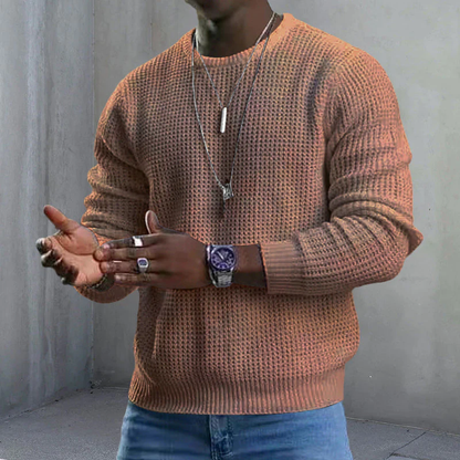 ✨The 2026 collection with 50% off 🎁JMIERR Men’s crew-neck jumpers – soft, relaxed jumpers, classic long-sleeved jumpers with ribbed hems
