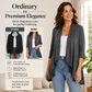 🔥Hot Sale 50% OFF🌸Women's 3/4 Sleeve Open Front Cardigan