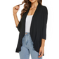 🔥Hot Sale 50% OFF🌸Women's 3/4 Sleeve Open Front Cardigan