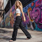 👖 New arrival ✨Women's Vintage Wide Leg Cargo Pants