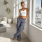 👖 New arrival ✨Women's Vintage Wide Leg Cargo Pants