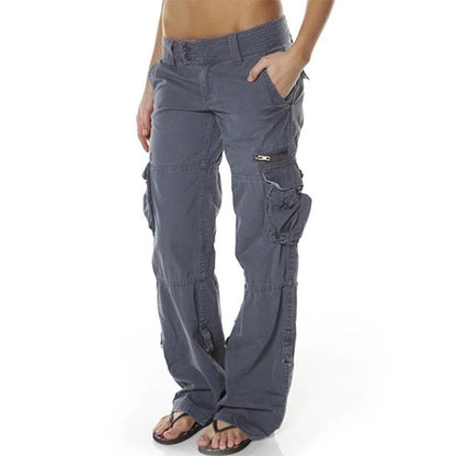 👖 New arrival ✨Women's Vintage Wide Leg Cargo Pants