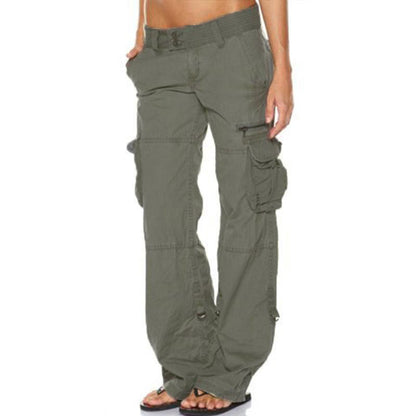 👖 New arrival ✨Women's Vintage Wide Leg Cargo Pants