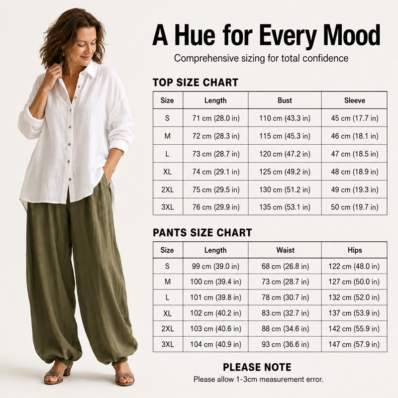 Women's Loose Shirt & Draped Pants Set