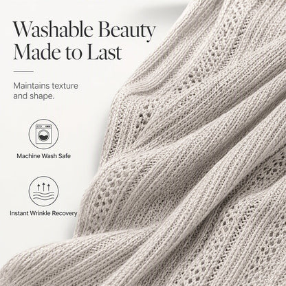 🌸🧥New Arrivals - Elegant Open Cardigan with Knit Texture – Soft Comfort & Versatile Style for Any Occasion