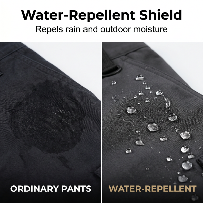 Men's Outdoor Warm Multi-Pocket Hiking Pants