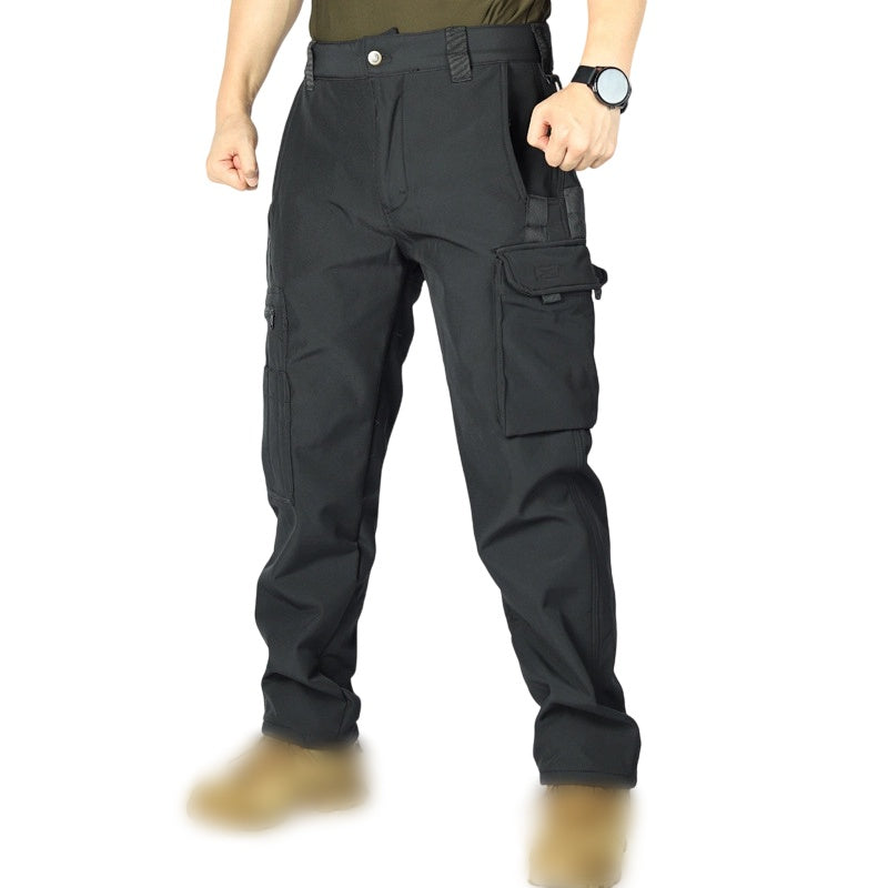 Men's Outdoor Warm Multi-Pocket Hiking Pants