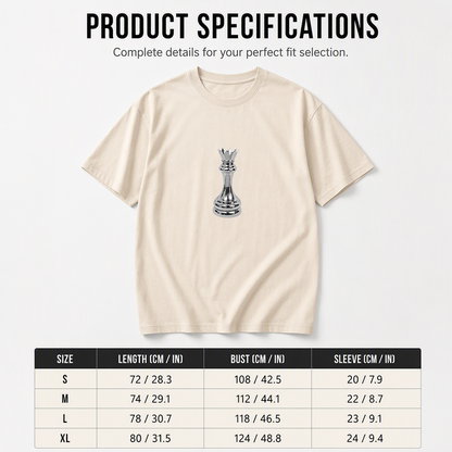 Men's Chess Graphic Crew Neck T-Shirt